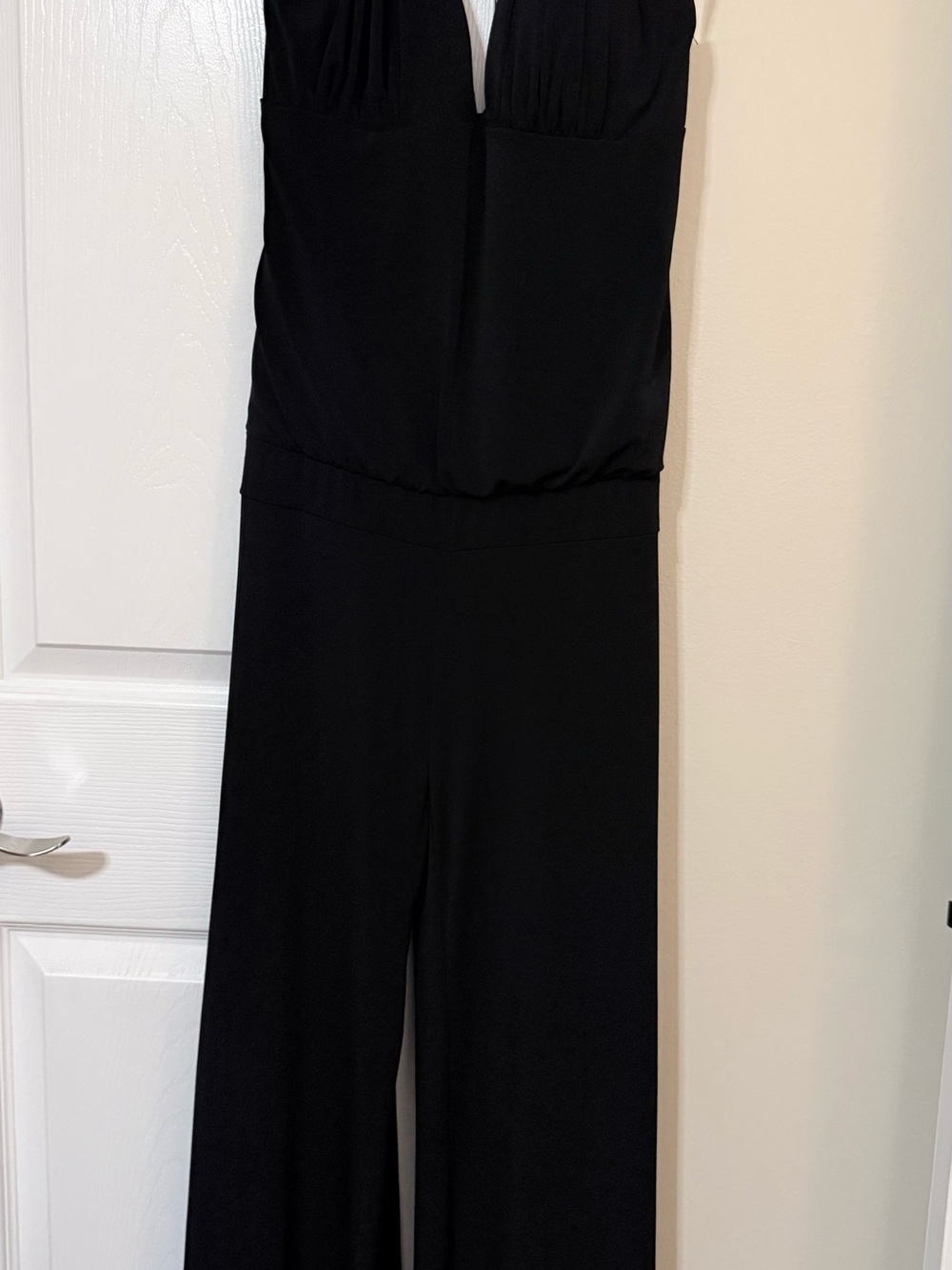Black Women's Jumpsuit - Sleek Wide-Leg Style